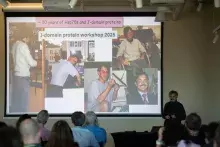 prof. Elizabeth „Betty” Craig podczas wykładu na konferencji 