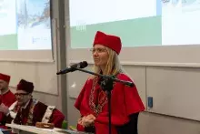 Zdjęcie przedstawiające inaugurację roku akademickiego na MWB