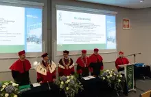 Zdjęcie przedstawiające inaugurację roku akademickiego na MWB