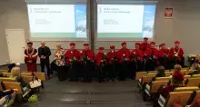 Zdjęcie przedstawiające inaugurację roku akademickiego na MWB