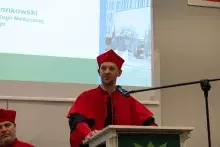 Zdjęcie przedstawiające inaugurację roku akademickiego na MWB