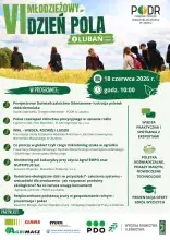 Plakat VI Młodzieżowy Dzień Pola w Lubaniu