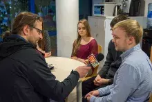 prof. Michał Obuchowski, Martin Pitek, Olga Grudniak, Olgierd Kasprowicz, Filip Krawczyk i Natalia Dziedzic