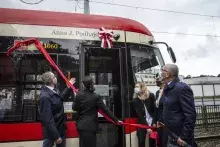 3Uroczystość nadania imienia prof. Anny J. Podhajskiej tramwajowi gdańskiemu