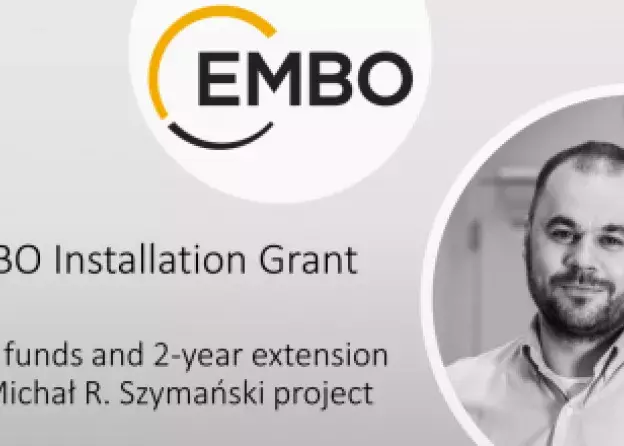 Grant EMBO dr hab. Michała Szymańskiego prof. UG pozyskał nowe fundusze