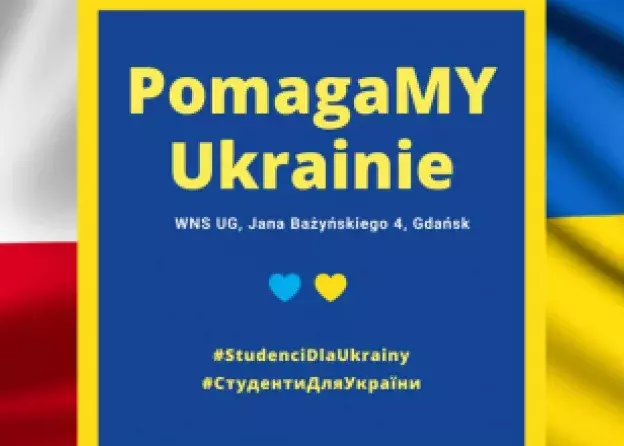Zbiórka potrzebnych rzeczy dla uchodźców z Ukrainy na MWB - inicjatywa studentów UG