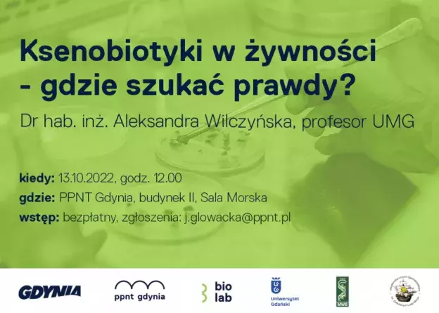 Wykład dr hab. inż. Aleksandry Wilczyńskiej, prof. UMG w ramach projektu InnovaBio Pomorze