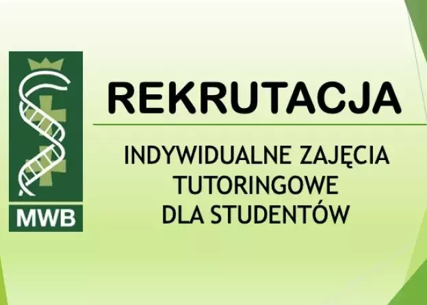 Rekrutacja na indywidualne zajęcia tutoringowe dla studentów