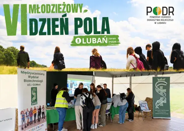 Zakład Mikrobiologii Roślin MWB UG i GUMed na VI Młodzieżowym Dniu Pola w Lubaniu