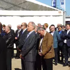 Wmurowanie kamienia węgielnego pod nowy budynek Instytutu Biotechnologii (kwiecień 2014)