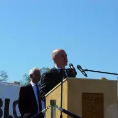 Wmurowanie kamienia węgielnego pod nowy budynek Instytutu Biotechnologii (kwiecień 2014)