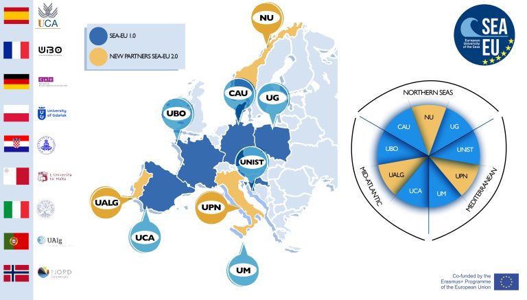 mapa SEA-EU